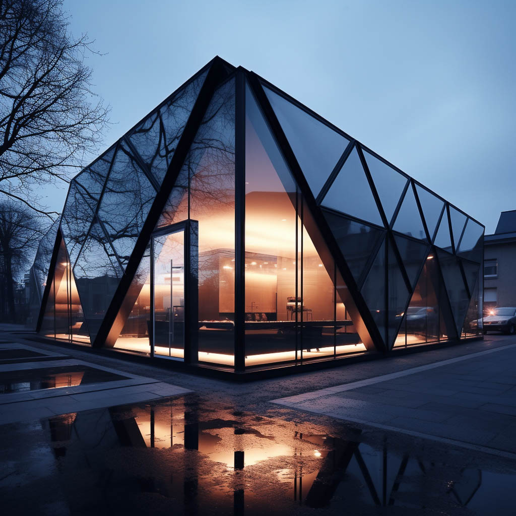 Steel and Glass building Concept 250 - Dezign Ark