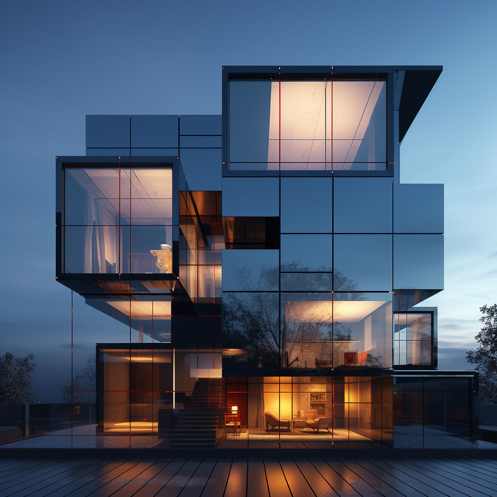 Steel and Glass building Concept 682 - Dezign Ark