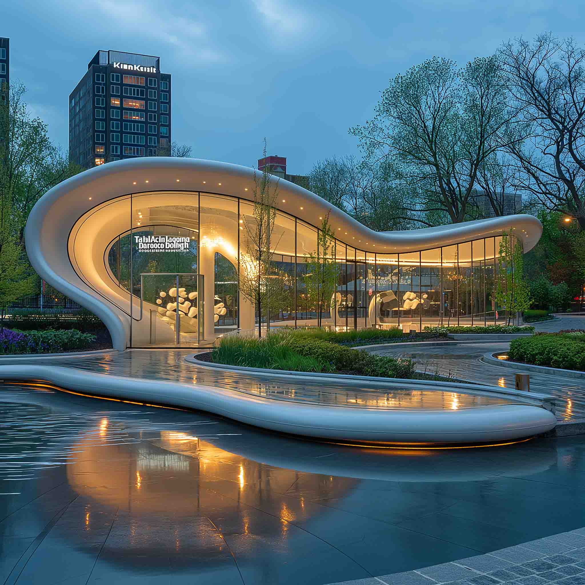Pavilion Building Concept 1809 - Dezign Ark