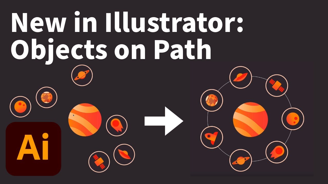 New in Illustrator: Objects on Path | Adobe Creative Cloud - Dezign Ark