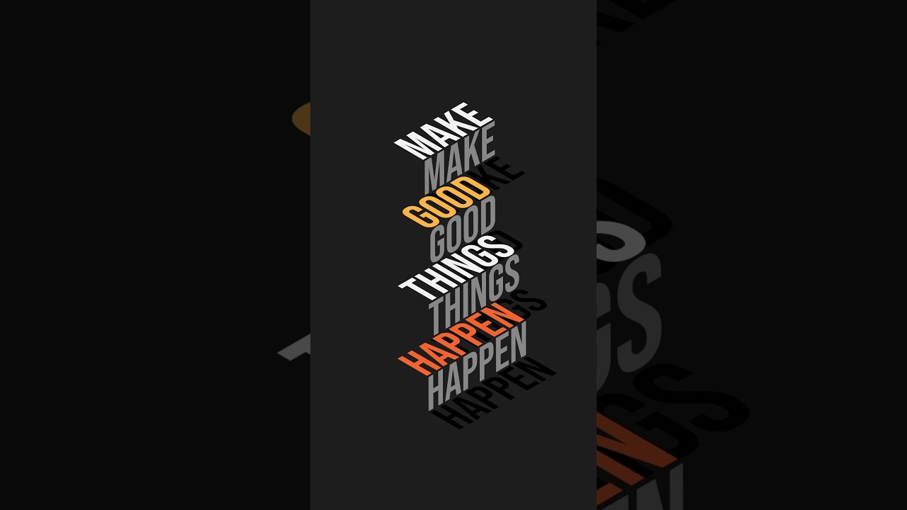 Create Simple Isometric Text In Adobe Illustrator Adobeillustrator