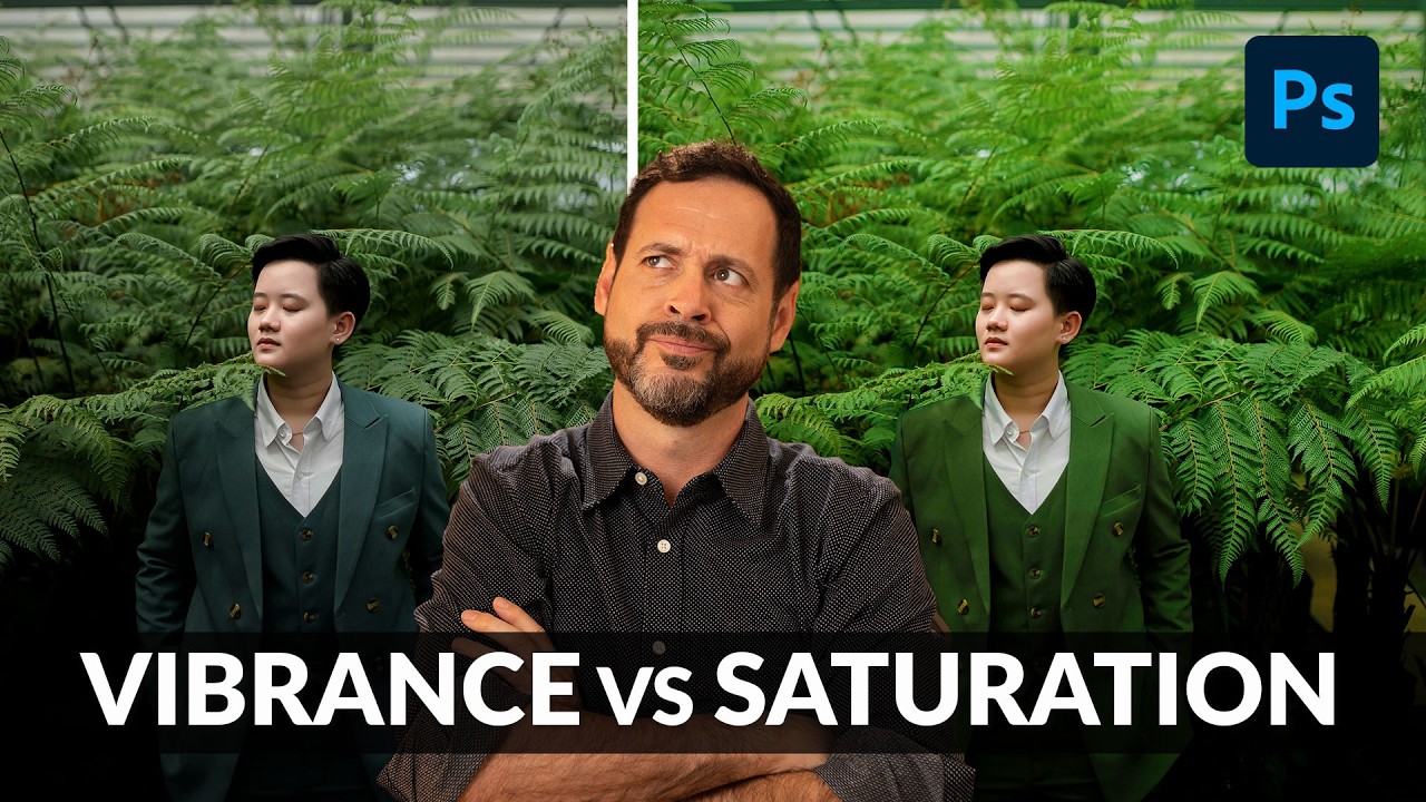 Photoshop Basics: Vibrance vs Saturation Explained - Dezign Ark