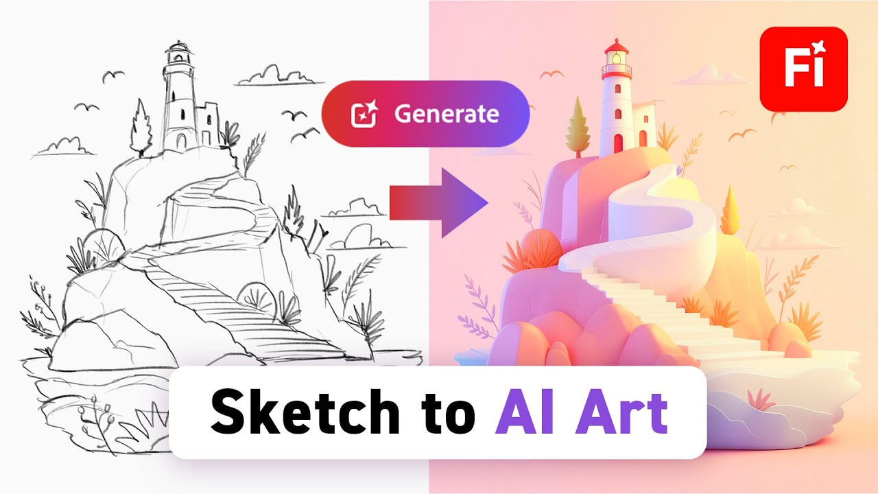 From Sketch to AI Art: My Workflow With Adobe Firefly's Image Generator ...