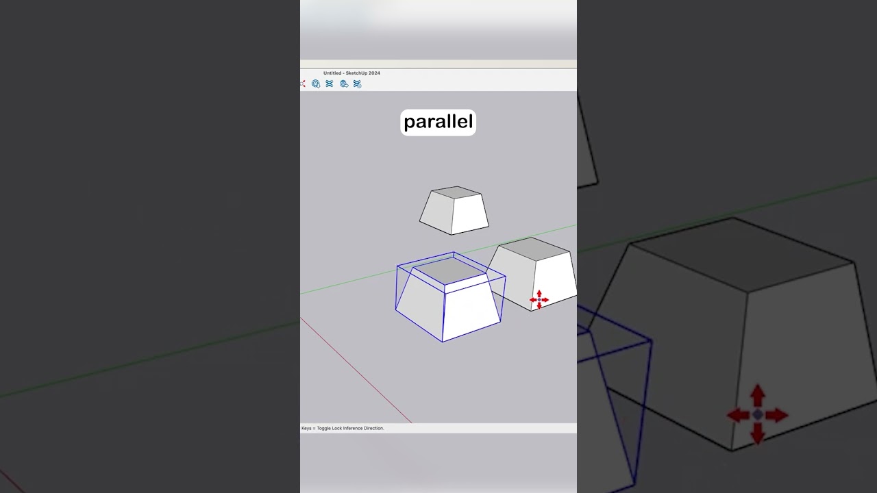 Using arrow keys while moving #3dmodeling #sketchup - Dezign Ark