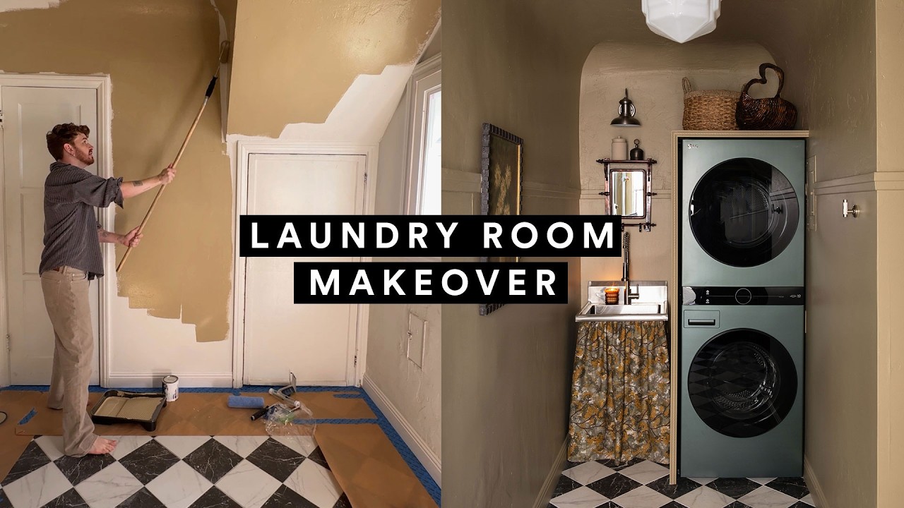 EXTREME Laundry Room Makeover *From Start to Finish* - Dezign Ark