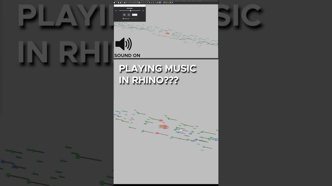 Rhino 3D playing and visualizing music? - Dezign Ark