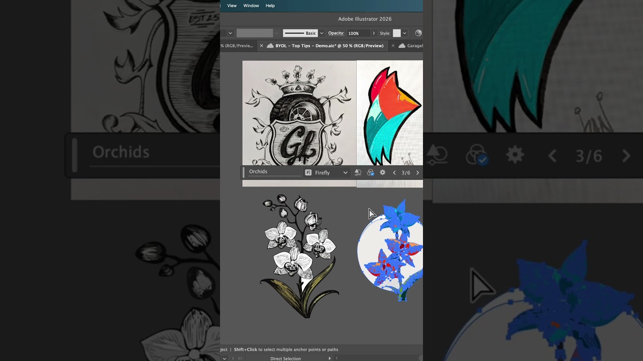 Better AI images in #adobeillustrator using reference images! - Dezign Ark