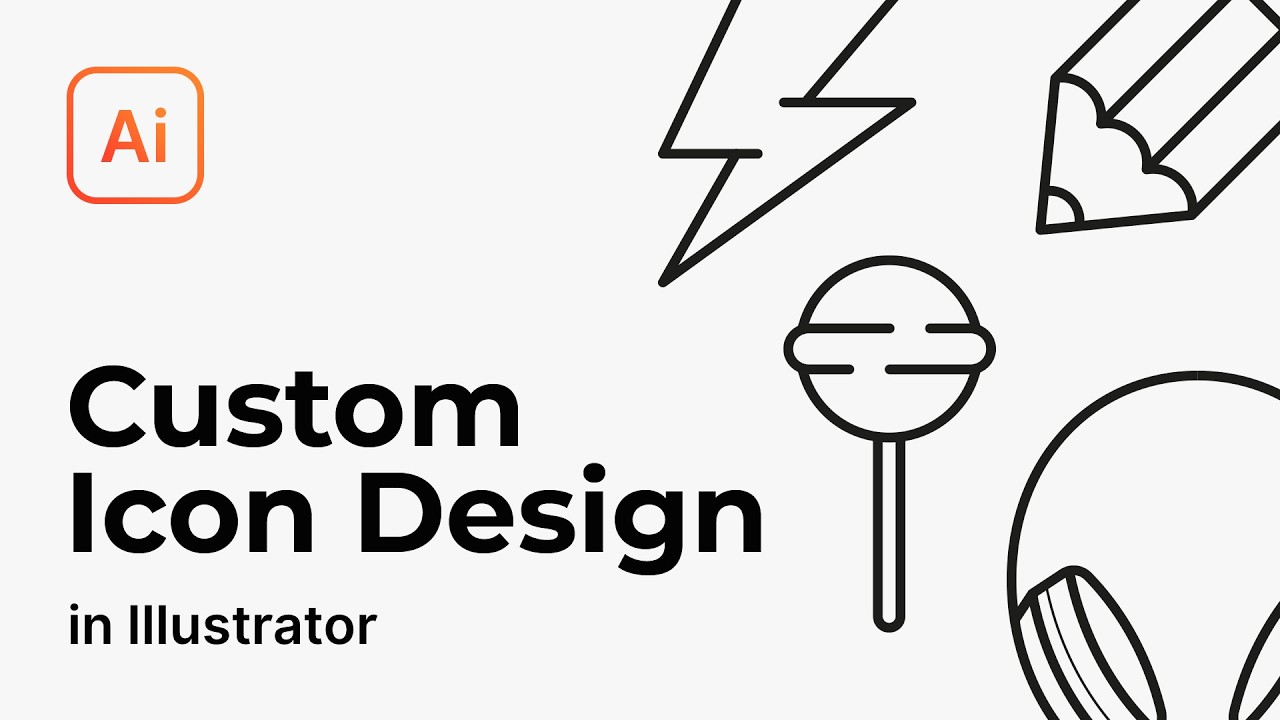 How to design custom icons in Illustrator - Dezign Ark